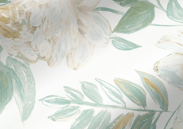 Vintage Rose, Powder Green - Twist&Fit Roller Blind - Image 4